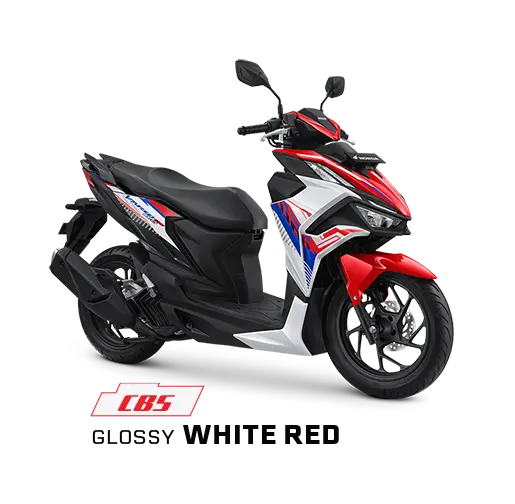 GLOSSY WHITE RED